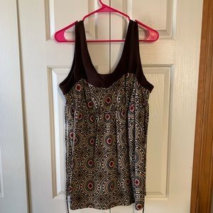 Colorful top with ties. 2X